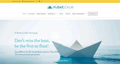 Desktop Screenshot of floatcalm.com